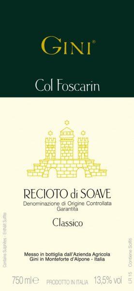 Recioto di Soave Col Foscarin Gini