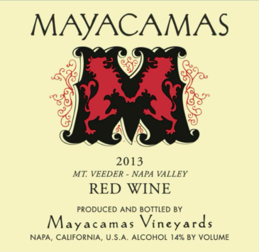 Red Wine 'Mt. Veeder'