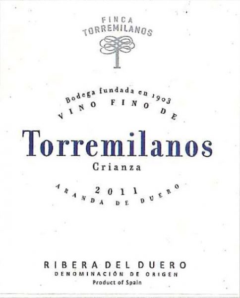 Ribera del Duero Torremilanos Crianza Finca Torremilanos