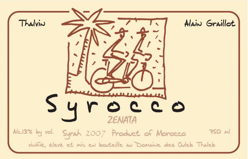 Syrah du Morocco Syrocco Thalvin Alain Graillot