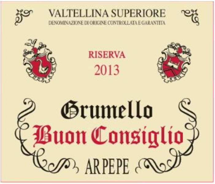 Valtellina Superiore Riserva Grumello Buon Consiglio ARPEPE