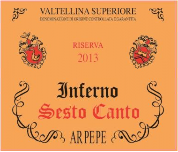Valtellina Superiore Riserva Inferno Sesto Canto
