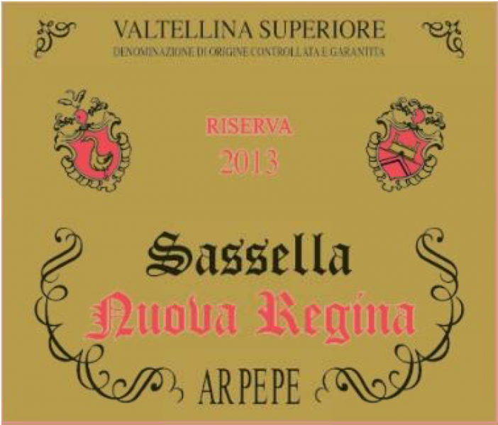 Valtellina Superiore Riserva Sassella Nuova Regina ARPEPE