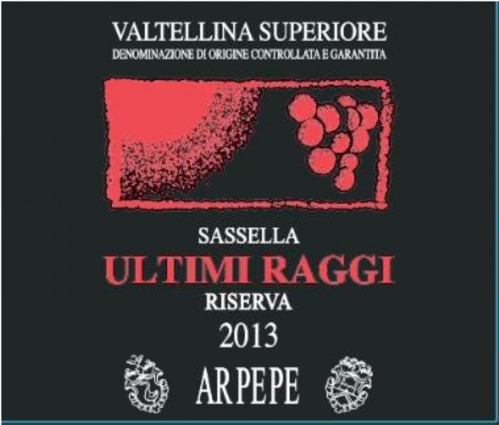 Valtellina Superiore Riserva Sassella Ultimi Raggi