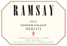 Merlot California Ramsay new label