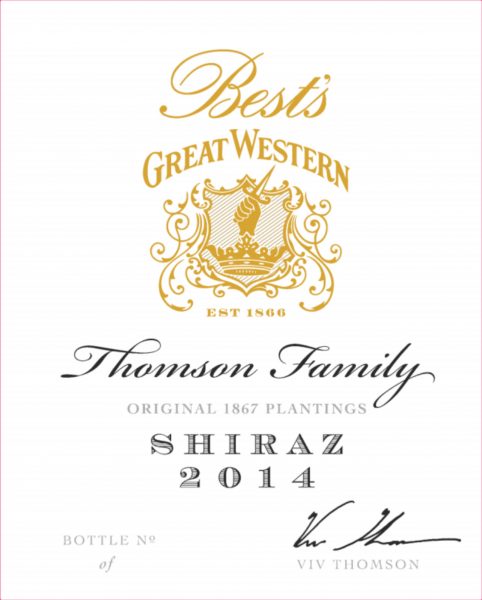 Shiraz, 'Thomson Family', Best's Great Western