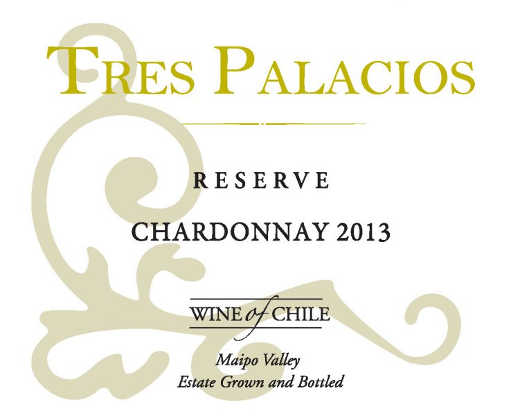 Chardonnay Reserva Tres Palacios