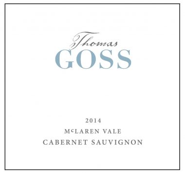 Cabernet Sauvignon, 'McLaren Vale', Thomas Goss