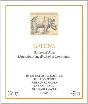 Barbera d'Alba 'Gallina', La Spinetta
