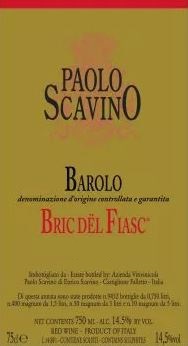 Barolo 'Bric dël Fiasc'