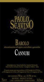 Barolo 'Cannubi'