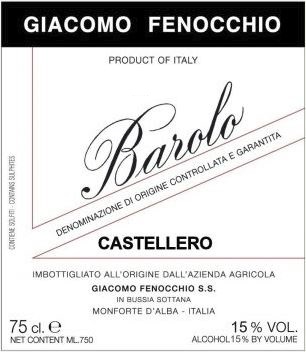Barolo 'Castellero', Giacomo Fenocchio
