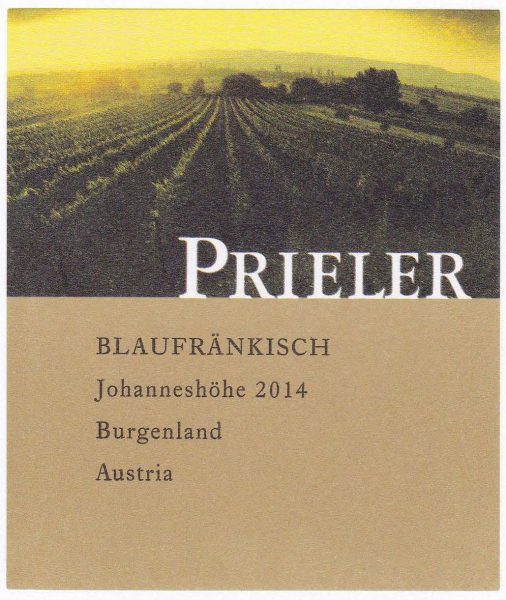 Prieler Johanneshöhe Blaufränkisch