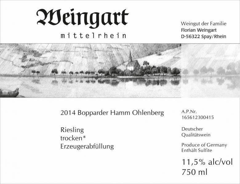 Weingart Mittelrhein Riesling Trocken