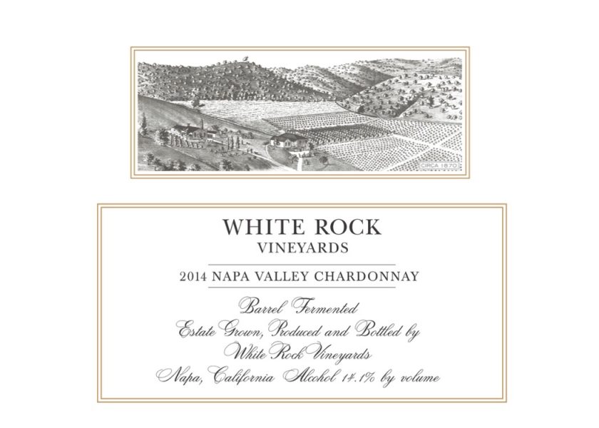 Chardonnay Napa Valley Estate White Rock Vineyards