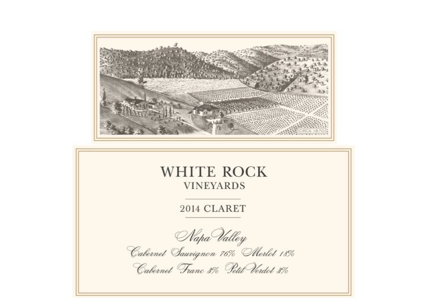 Claret Napa Valley Estate White Rock Vineyards