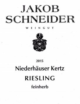 Auf der Kertz Riesling Feinherb