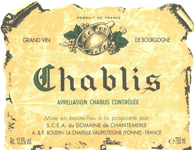 Chablis, Domaine Boudin