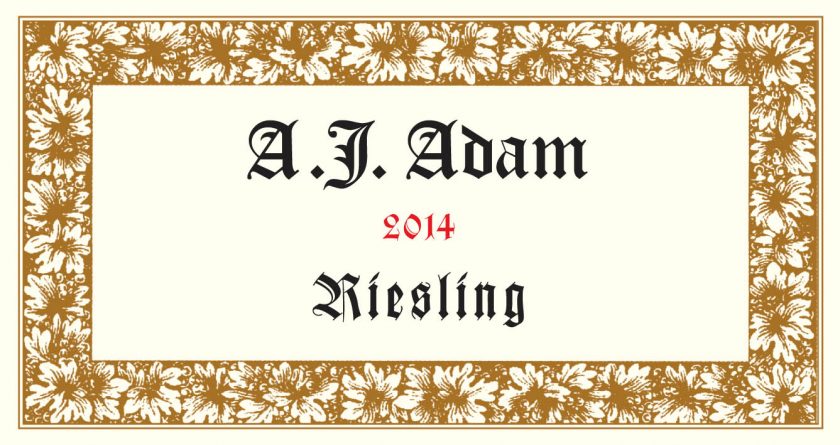 AJ Adam Ohligsberg Riesling Grosses Gewchs