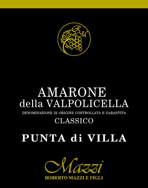 Amarone della Valpolicella Classico Punta di Villa Roberto Mazzi