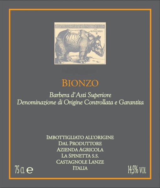 Barbera d'Asti Superiore 'Bionzo', La Spinetta