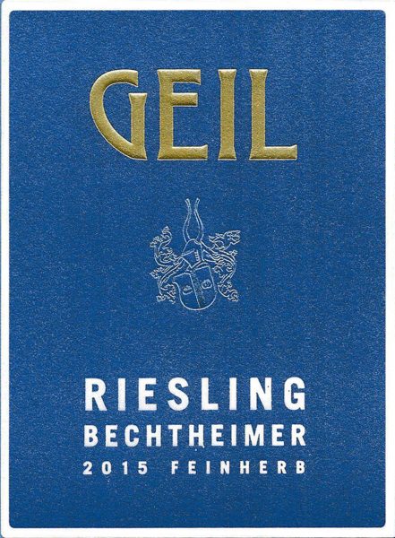 Geil Bechtheimer Riesling Feinherb