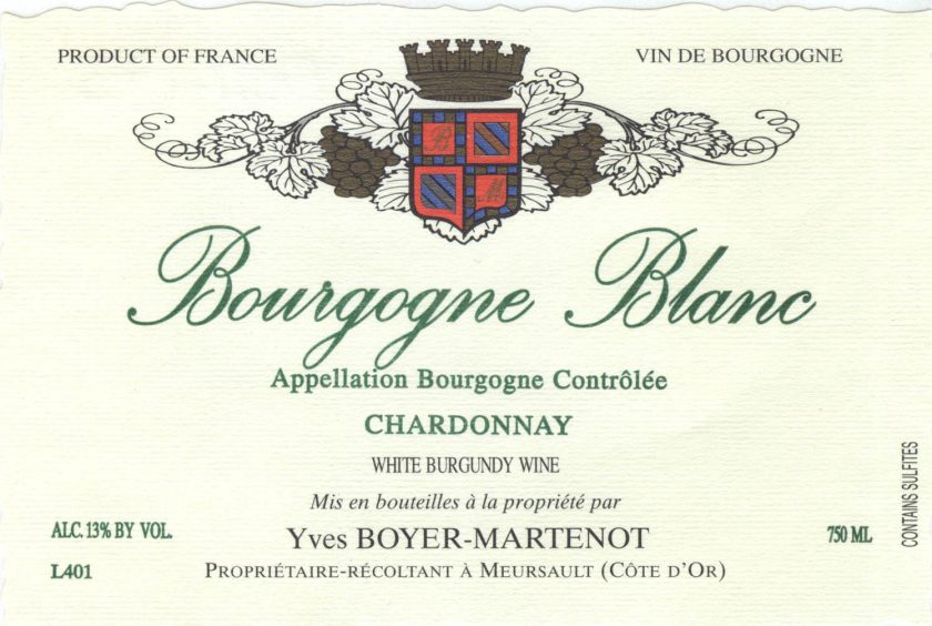 Bourgone Blanc BoyerMartenot