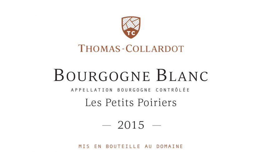 Bourgogne Blanc Les Petits Poiriers Domaine ThomasCollardot