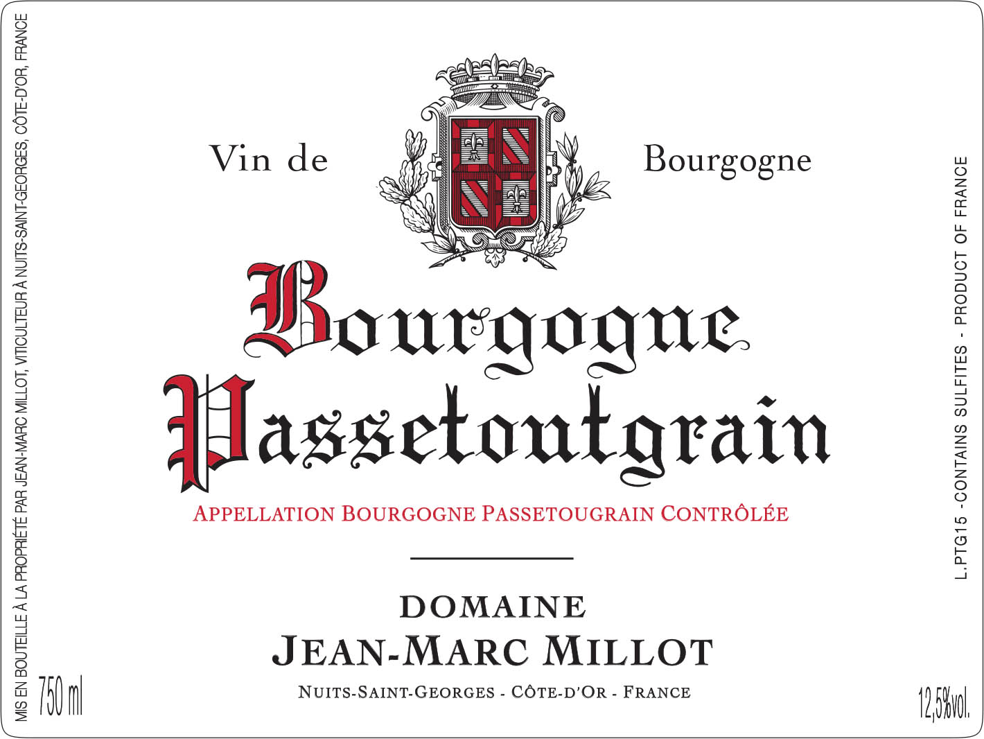 Bourgogne Passetoutgrains, Jean-Marc Millot - Skurnik Wines