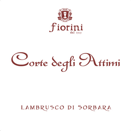 Lambrusco Sorbara Rose 'Corte Attimi', Fiorini