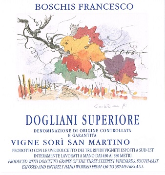 Dolcetto di Dogliani Sori San Martino Francesco Boschis