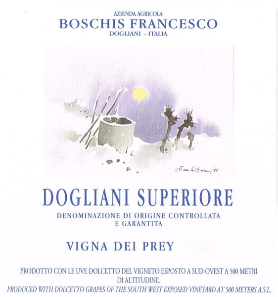 Dolcetto di Dogliani Vigna dei Prey Francesco Boschis