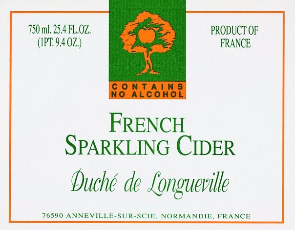 French Sparkling Apple, Non-Alc, Duché de Longueville