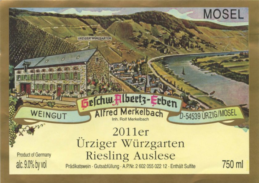 Merkelbach Ürziger Würzgarten Riesling Auslese