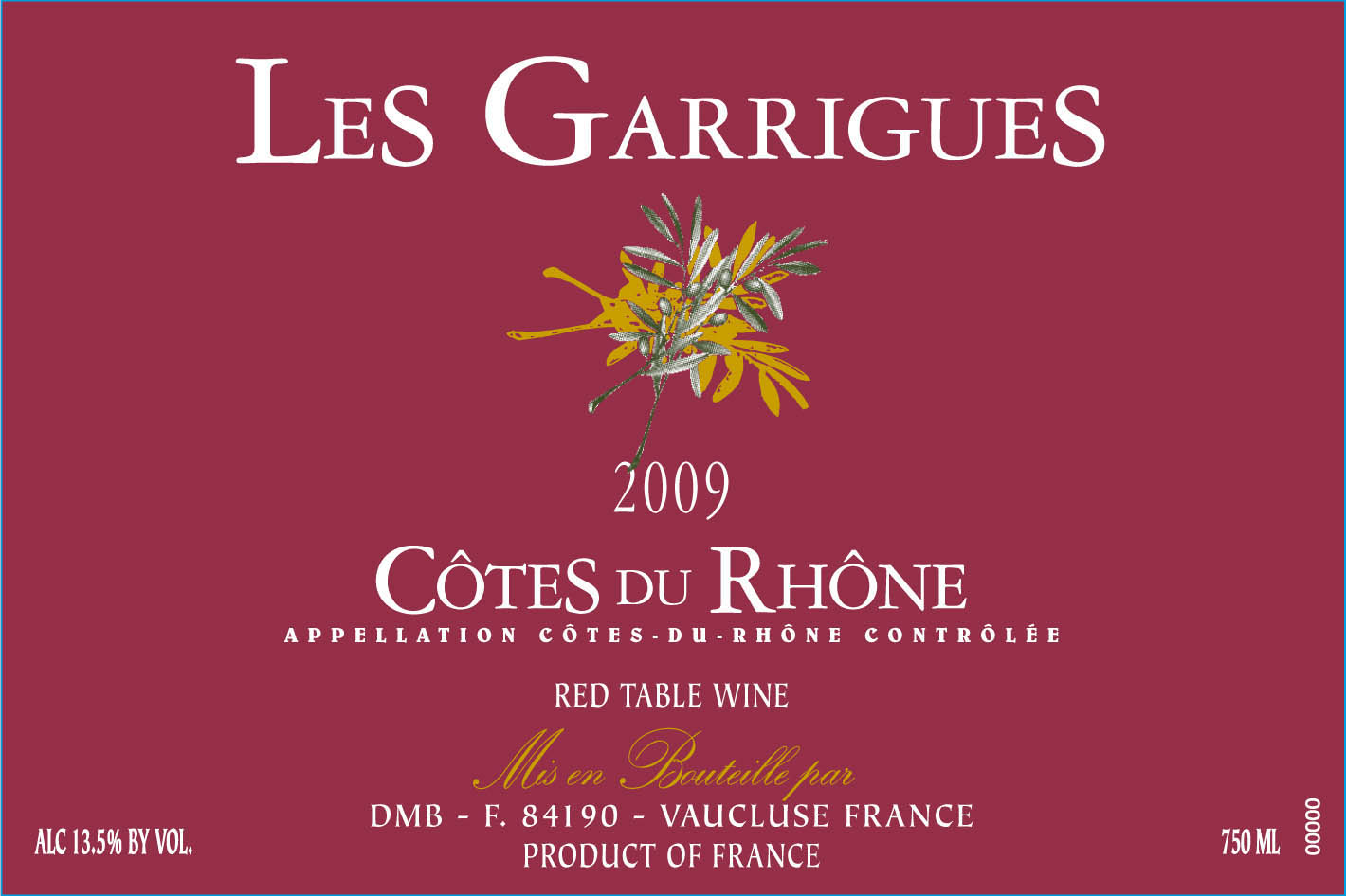 Cotes du Rhone, Les Garrigues Skurnik Wines