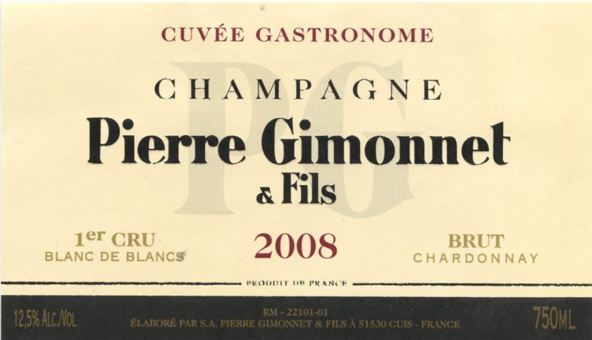 Pierre Gimonnet  Fils Cuve Gastronome Brut