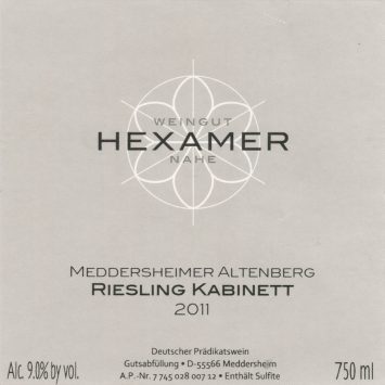 Meddersheimer Altenberg Riesling Kabinett