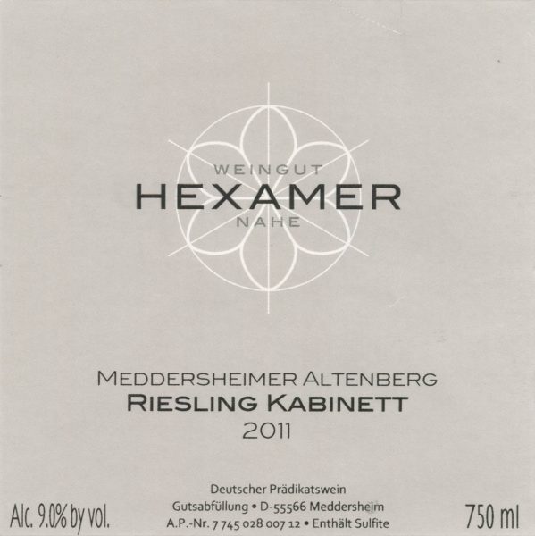 Hexamer Meddersheimer Altenberg Riesling Kabinett