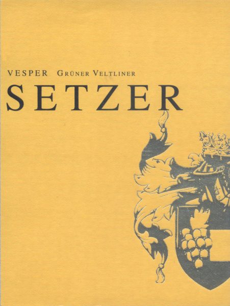 Setzer Ried Laa 8000 Reserve Weinviertel DAC Grner Veltliner