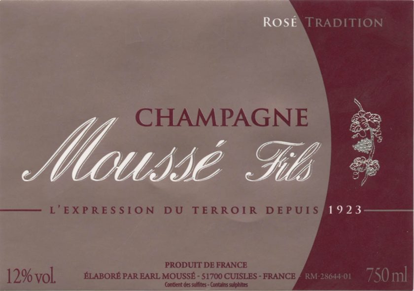 Moussé Fils L'Or d'Eugene Rosé 'Perpétuelle Rosé de Noirs' Brut