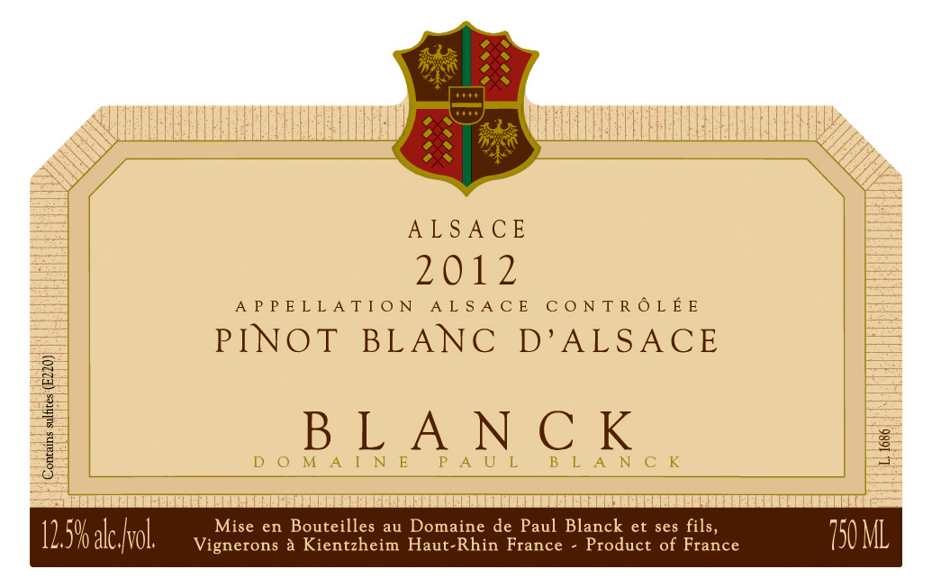 Pinot Blanc D Alsace Domaine Paul Blanck Skurnik Wines