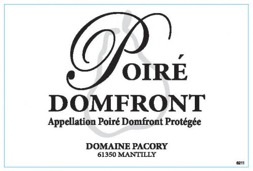 Poiré Domfront, Domaine Pacory