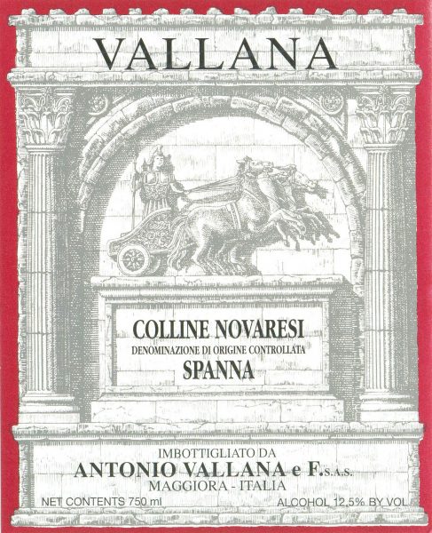 Colline Novaresi Spanna Vallana