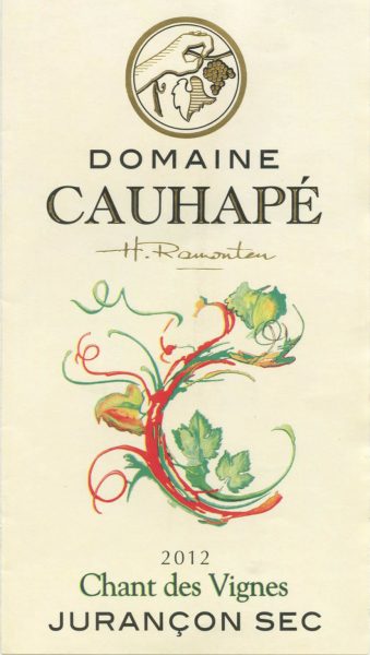 Juranon Sec Chant des Vignes Domaine Cauhap