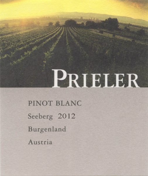 Prieler Schtzen Ried Seeberg Pinot Blanc