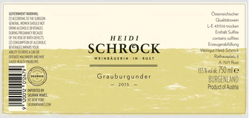 Heidi Schrck  Shne Grauburgunder