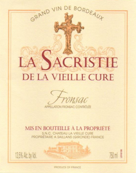 La Sacristie de la Vieille Cure Fronsac