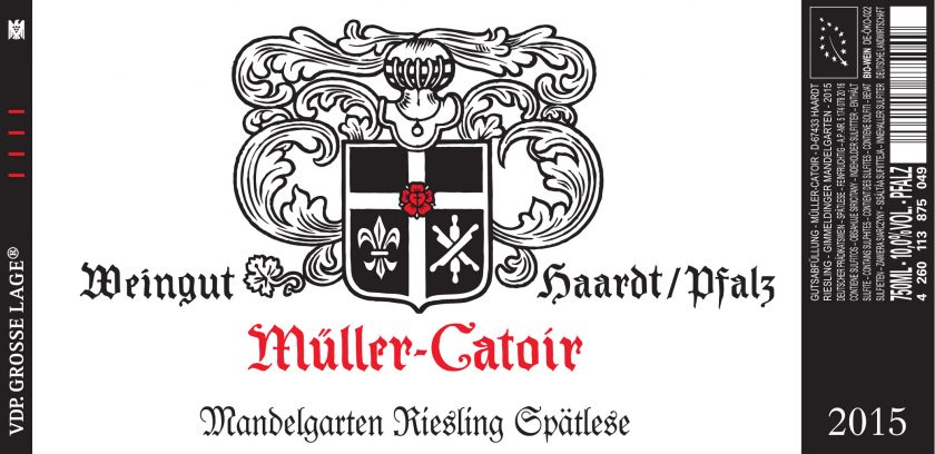 MllerCatoir Mandelgarten Riesling Sptlese
