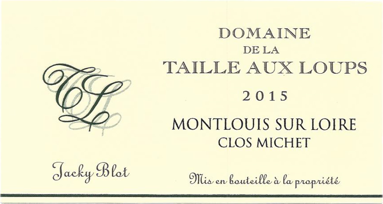Montlouis Sec 'Clos Michet', Domaine de la Taille Aux Montlouis Sec 'Clos Michet', Domaine de la Taille Aux
