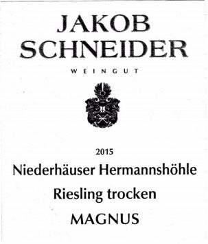 Niederhäuser Hermannshöhle 'Magnus' Riesling Trocken